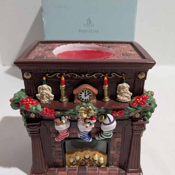 PartyLite Other - Candle Warmer 'heartside fireplace' Candle Holder Wax Melts Partylite